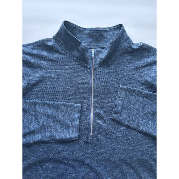 Lululemon Mens XXL Long Sleeved Tech Half Zip Top Shirt - Picture 13 of 13